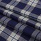 1 Yard Blue and Gray Plaid Cotton Flannel Fabric 56 inch Width